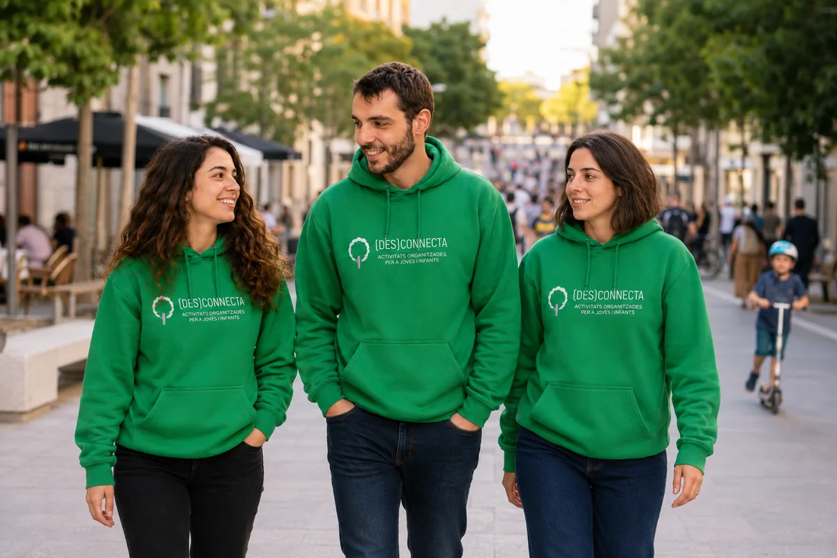 L'equip de Desconnecta al carrer, compromès amb els valors del projecte